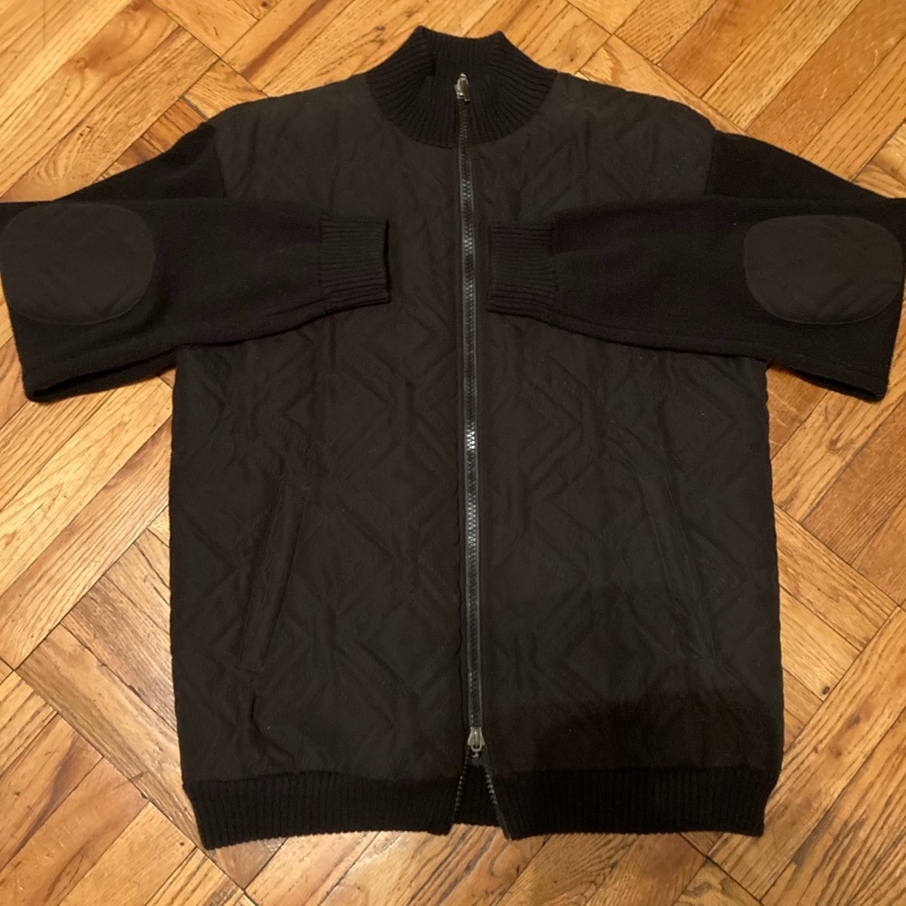 Men’s Peletti Full Zip Quilted Sweater Jacket